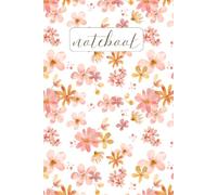 Vintage Orange Floral Notebook: Orange Blossoms Lined Journal for Notes, Writing, Journaling, School, Work and Everyday Use | 150 Ruled Pages | 6 x 9 Inches