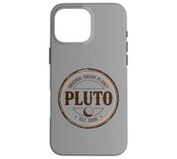 Vintage Originale Pianeta Nano Plutone Custodia per iPhone 16 Pro Max