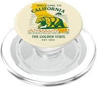 VINTAGE ORSO CALIFORNIANO Design Grafico Retro PopSockets PopGrip per MagSafe