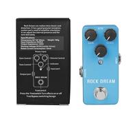 Vintage Overdrive Pedale Metallo Chitarra Effettuatore In Lega di Alluminio Texture Adatto Per Chitarristi E Produttori Musicali Presente Home Practice Pedal