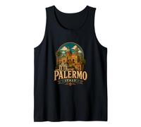 Vintage Palermo Italia Viaggio Souvenir Regalo Canotta