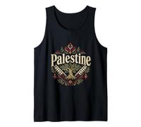 Vintage Palestina Viaggio Souvenir Landmark Gift Canotta