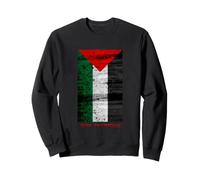 Vintage Palestinian Map, Viva Palestine Graphic Designs Felpa