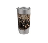 Vintage Patriotic 1776 American Founding Father Bikers Bicchiere termico in acciaio inox doppia parete