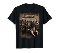 Vintage Patriotic 1776 American Founding Father Bikers Maglietta
