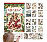 Vintage Patterns Stickers, Holiday Craft Stickers, Photo Album Stickers, Christmas Scrapbook Kit, Card Making Stickers, Craft Art Stickers, Sticker Book Scrapbooking, Ledger Sticker Craft, Christmas G
