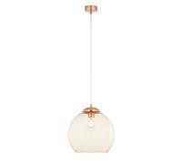 Vintage Pendelleuchte Bidina Metallo Vetro E27 Ø29cm Sfera Sospensione Sala