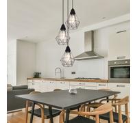 Vintage Pendolo Faretto Lampada da Soffitto Soggiorno Gabbia Design Appesa Luce [EEK: Non valutato]