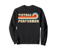 Vintage Performer Job Title Birthday Idea Felpa