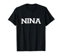 Vintage Personalizzato Nome Classico Nina Maglietta