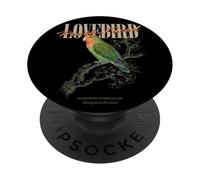 Vintage Pesca Faced Lovebird Bird Watching Natura Amore Uccelli PopSockets PopGrip Adesivo