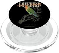 Vintage Pesca Faced Lovebird Bird Watching Natura Amore Uccelli PopSockets PopGrip per MagSafe