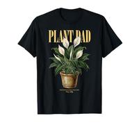 Vintage Pianta di Giglio della Pace papà Natura Flora Gi Maglietta