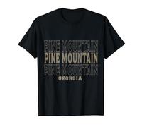 Vintage Pine Mountain Georgia Maglietta con Stampa Grafica Economica