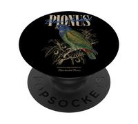 Vintage pionus dalla testa blu birdwatching natura uccelli amore PopSockets PopGrip Adesivo