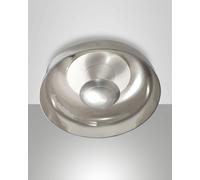 VINTAGE PLAFONIERA FUME' A LED 3000K - 15W - 1510 lm N METALLO E VETRO DIMMERABILE
