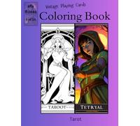 Vintage Playing Cards Coloring Book Series: Tarot