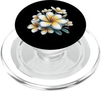 Vintage Plumeria Bianco Floreale Tropical Bloom Estate PopSockets PopGrip per MagSafe