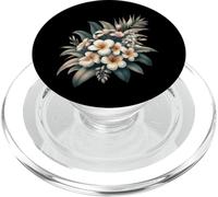 Vintage Plumeria Bianco Floreale Tropical Bloom Estate PopSockets PopGrip per MagSafe