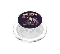 Vintage Pointer Bird Caccia Cane Dove Gli Uccelli Volano PopSockets PopGrip per MagSafe