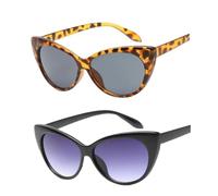 Vintage Polarized Cat Eye Sunglasses for Women,New Design Driving Sun Glasses,Cat Sunglasses, Arancione/nero