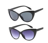 Vintage Polarized Cat Eye Sunglasses for Women,New Design Driving Sun Glasses,Cat Sunglasses, Nero / Nero