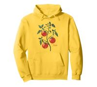 Vintage Pomodoro Pianta Illustrazione Pomodoro Classico Felpa con Cappuccio