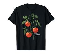 Vintage Pomodoro Pianta Illustrazione Pomodoro Classico Maglietta