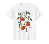 Vintage Pomodoro Pianta Illustrazione Pomodoro Classico Maglietta