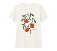 Vintage Pomodoro Pianta Illustrazione Pomodoro Classico Maglietta Premium