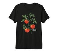 Vintage Pomodoro Pianta Illustrazione Pomodoro Classico Maglietta Premium