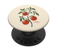 Vintage Pomodoro Pianta Illustrazione Pomodoro Classico PopSockets PopGrip Adesivo
