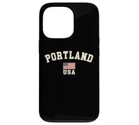 Vintage Portland USA bandiera americana Oregon souvenir retrò Custodia per iPhone 13 Pro