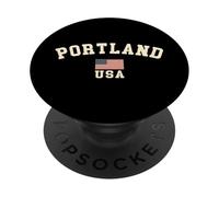 Vintage Portland USA bandiera americana Oregon souvenir retrò PopSockets PopGrip Adesivo
