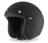 Vintage Premier Jet Fibra Moto Casco LED Petit Classico Evo U9 Bm Nero Opaco