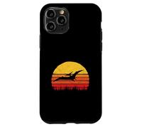 Vintage Pterodactyl Dinosaur Retro Sun Custodia per iPhone 11 Pro