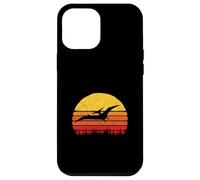 Vintage Pterodactyl Dinosaur Retro Sun Custodia per iPhone 12 Pro Max