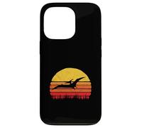 Vintage Pterodactyl Dinosaur Retro Sun Custodia per iPhone 13 Pro