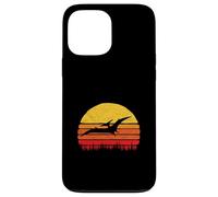 Vintage Pterodactyl Dinosaur Retro Sun Custodia per iPhone 13 Pro Max