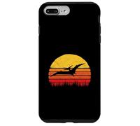 Vintage Pterodactyl Dinosaur Retro Sun Custodia per iPhone 7 Plus/8 Plus