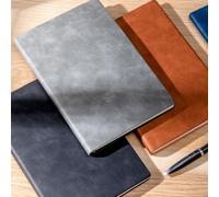 Vintage PU Cover 80 Pages Journal for Home Office Daily Note-Taking | Diario vintage con copertina in poliuretano, 80 pagine (14,30 x 11 cm), quaderno per scrivere per casa, ufficio