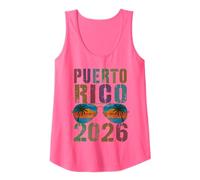 Vintage Puerto Rico 2026 BFF Vacanza Nuoto Corrispondenza Canotta