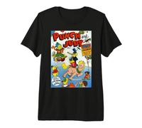 Vintage Punch e Judy Comic Art Maglietta Premium