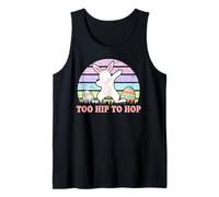 Vintage Rabbit Dabbing Hip Hop Funny Bunny Easter Day Canotta