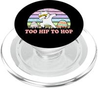 Vintage Rabbit Dabbing Hip Hop Funny Bunny Easter Day PopSockets PopGrip per MagSafe