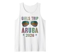 Vintage Ragazze Viaggio Aruba 2026 Vacanze di Viaggio Canotta