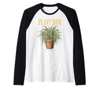 Vintage Ragno Pianta Mamma Natura Flora Giardiniere Maglia con Maniche Raglan