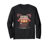 Vintage Ramen Cat Anime Retro Japanese Noodles Kawaii Maglia a Manica