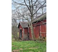 Vintage Red Barn country Notebook Journal | real life | 6x9 | 120 pages lined | nostalgia | no title: the old ways