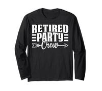 Vintage Retirement Party Matching Vacation Trip Family Squad Maglia a Manica